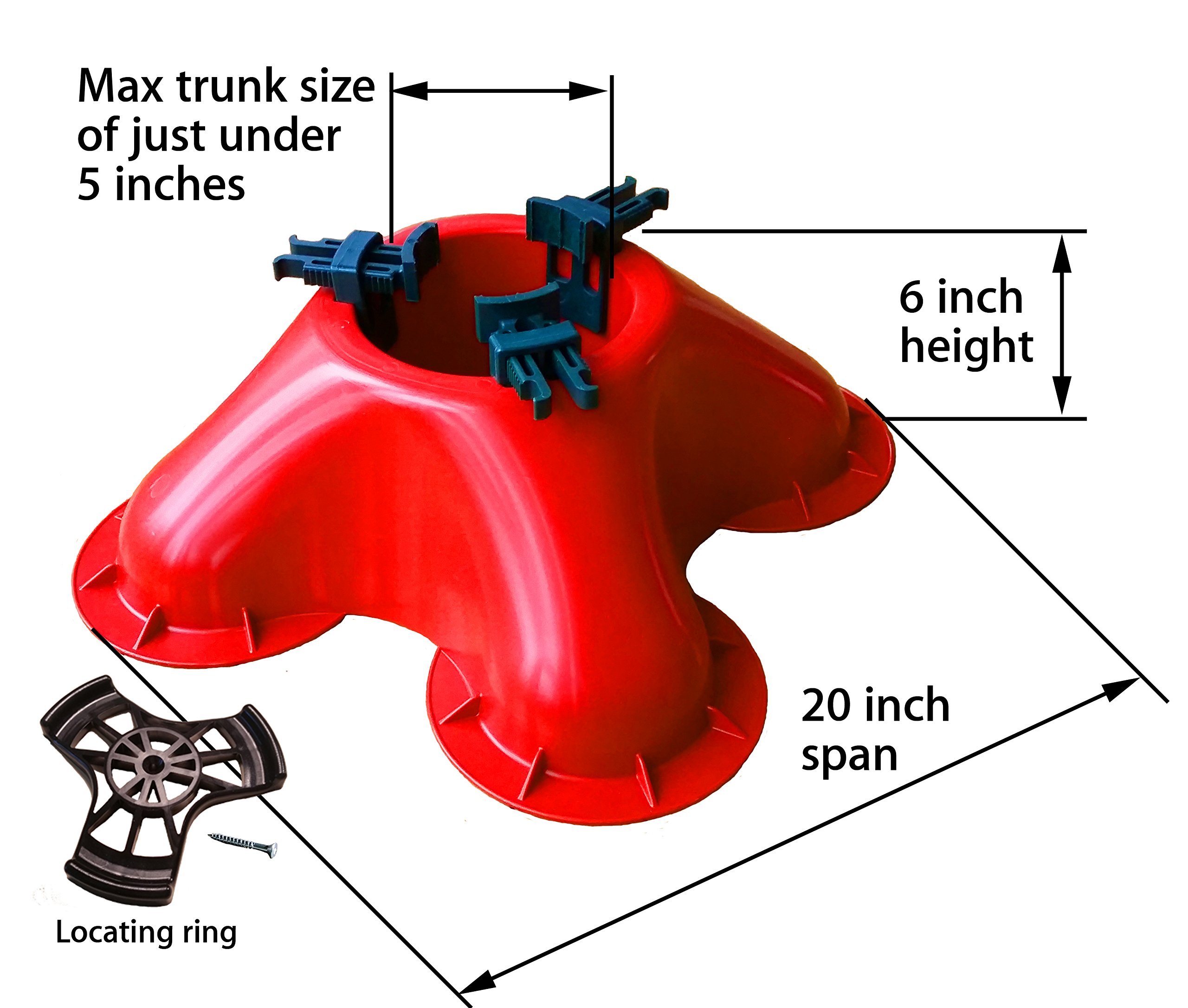Amazon.com: Omega OM2 Christmas Tree Stand- No Screws Unbreakable
